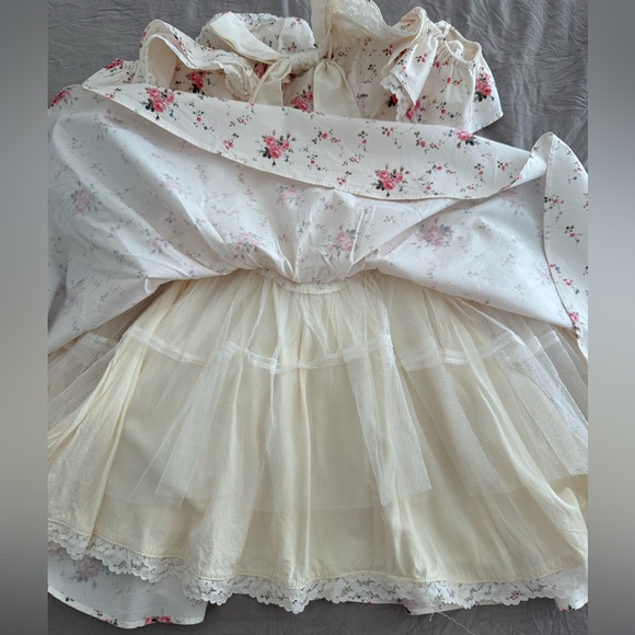 House of CB Stretch Cotton Floral Print Off Shoulder Corset Mini Dress- M - Picture 8 of 10